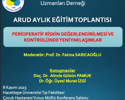 PERİOPERATİF RİSKİN DEĞERLENDİRİLMESİ VE KONTROLÜNDE YENİ YAKLAŞIMLAR