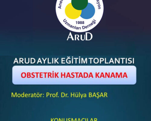 Obstetrik Hastada Kanama Eğitim Toplantısını Gerçekleştirdik