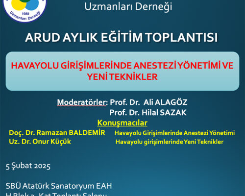 Havayolu Girişimlerinde Anestezi Yönetimi ve Yeni Teknikler